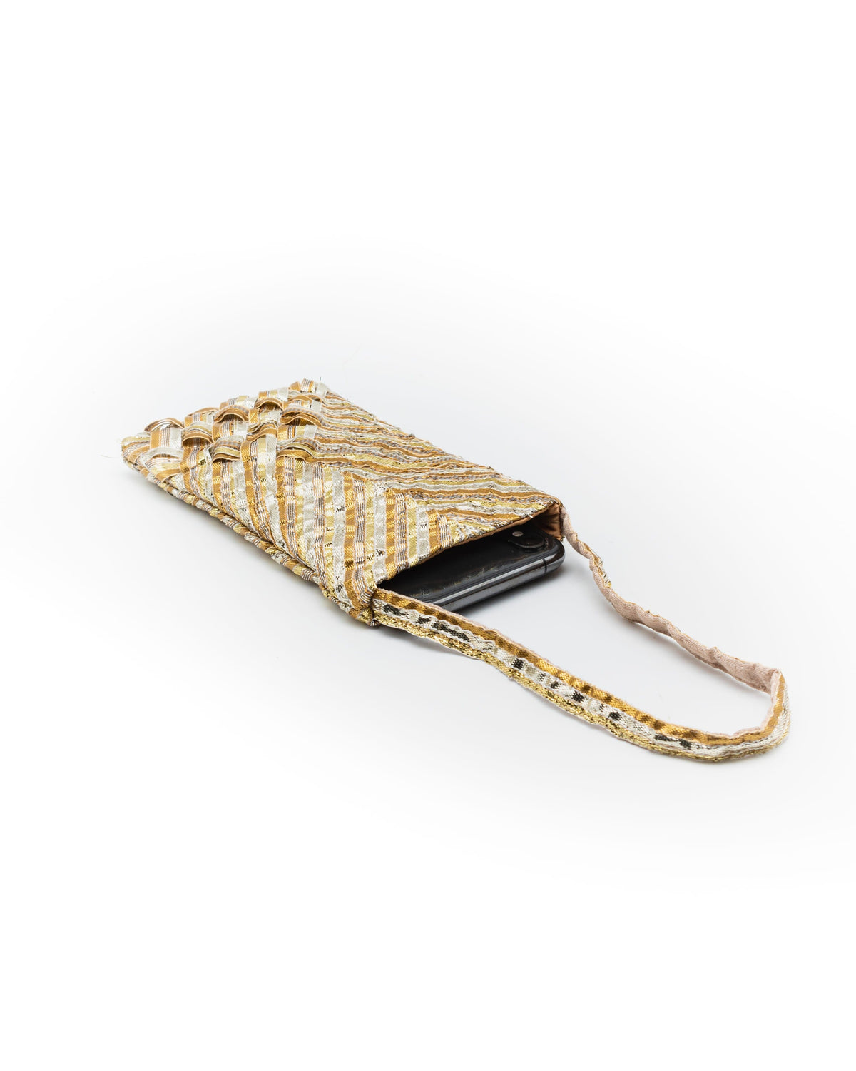 Gold Flake Mobile Pouch