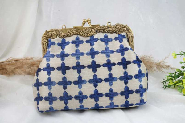 Party Evening Gift Handle Purses Blue Celebrity New Fashion Beaded Handbags  Summer Beach Handmade Vintage for Women Femme 2023 - AliExpress