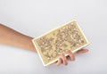 Flower Swag Gold Clutch
