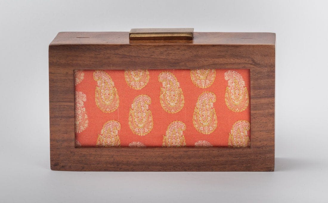 Sunset Orange Clutch