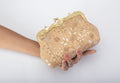 Jhoomer Gold Clutch